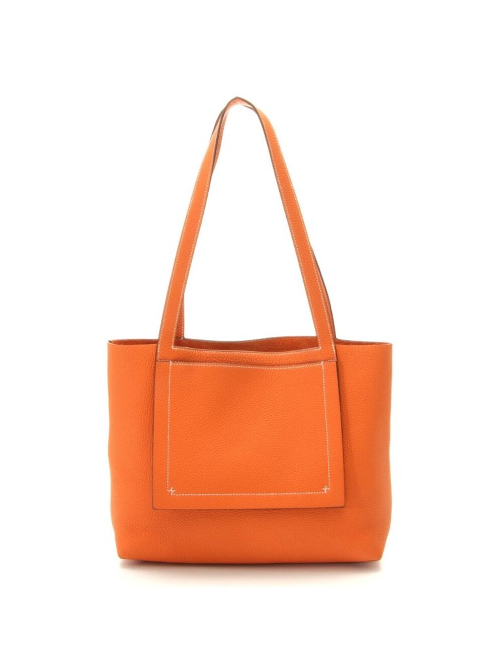 Hermes Cabas Sellier 31 Bag Taurillon Clemence Orange